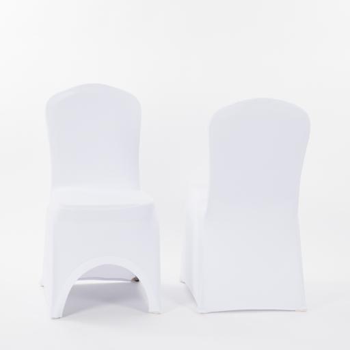 návlek na stoličku biely - svadobný